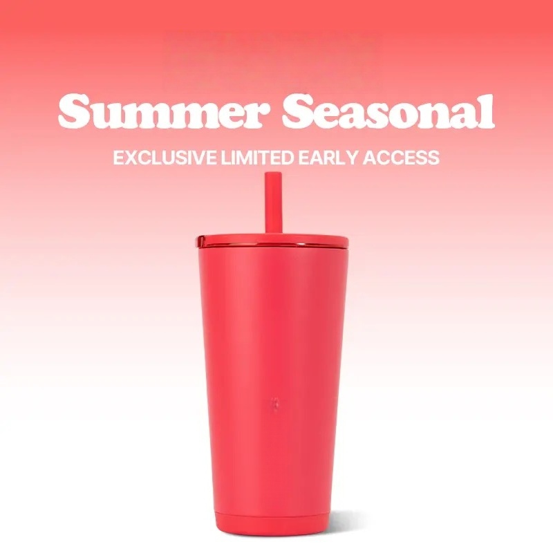 Everyday Tumbler Double-Wall Vacuum Insulated Flexible Straw